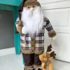 PAPAI NOEL EM PÉ MARROM RÚSTICO - Imagem 2