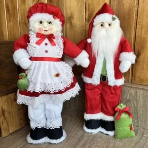 CASAL DE MAMÃE NOEL E PAPAI NOEL
